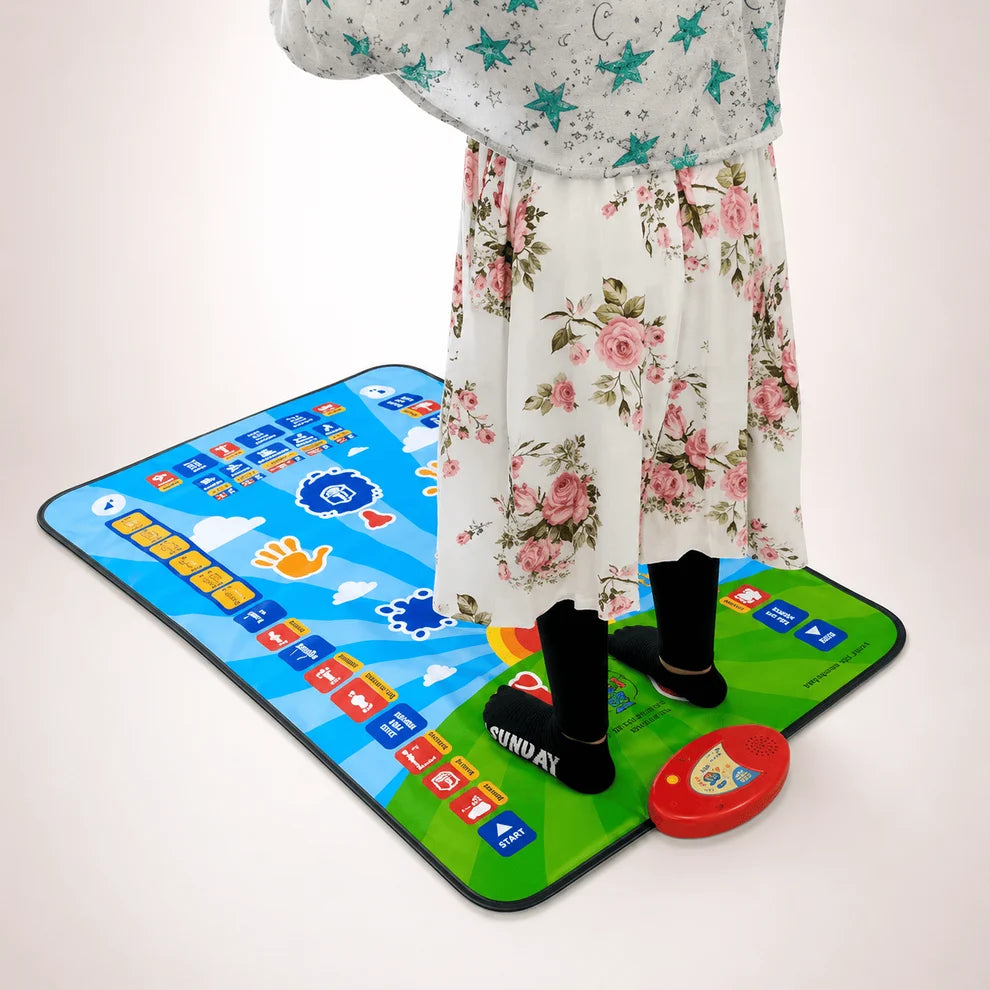 Educational Salat Mat for Kids – Interactive Touch & Play Prayer Mat, 7 Languages