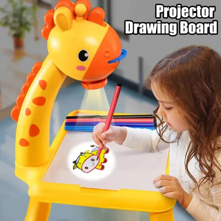 3-in-1 Projector Drawing Board – Kids Painting & Activity Table