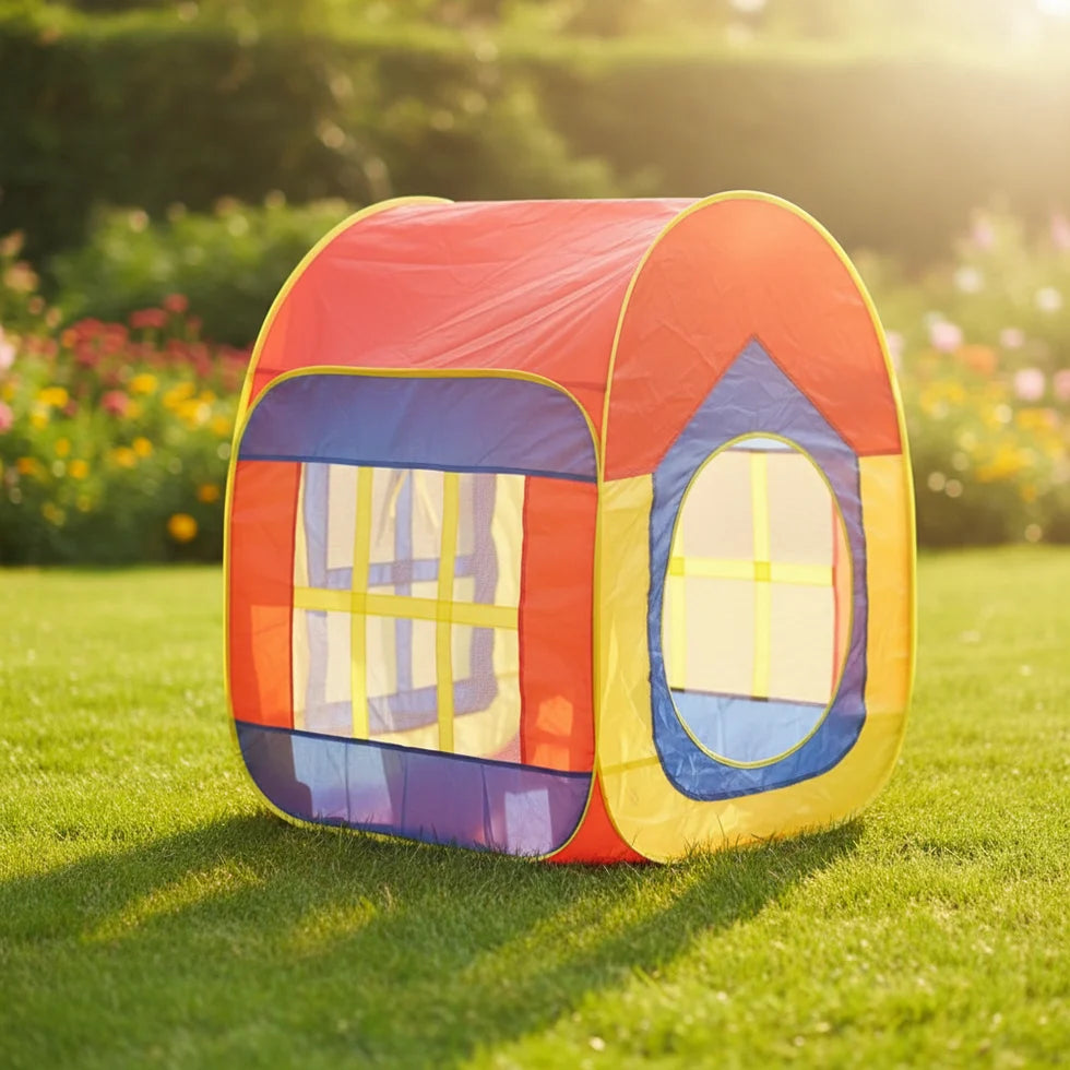 Kids Indoor & Outdoor Play House Tent with Ball Pit Fun