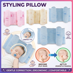 Ergonomic Baby Head Shaping Pillow - Flat Head Prevention & Correction