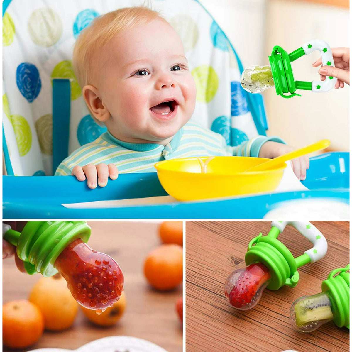 Silicone Baby Fruit Feeder Pacifier – Safe Fresh Food Nibbler