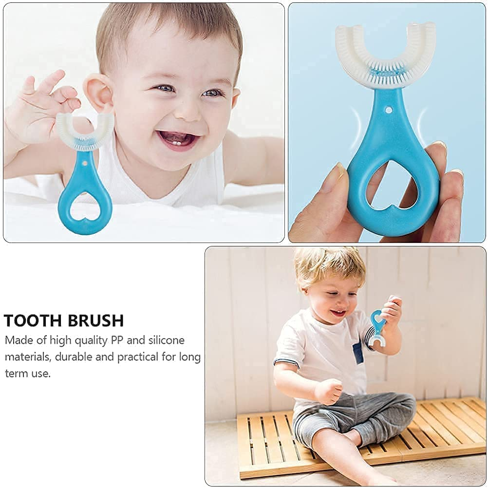 U-Shaped Baby Toothbrush – Soft Silicone Training Toothbrush