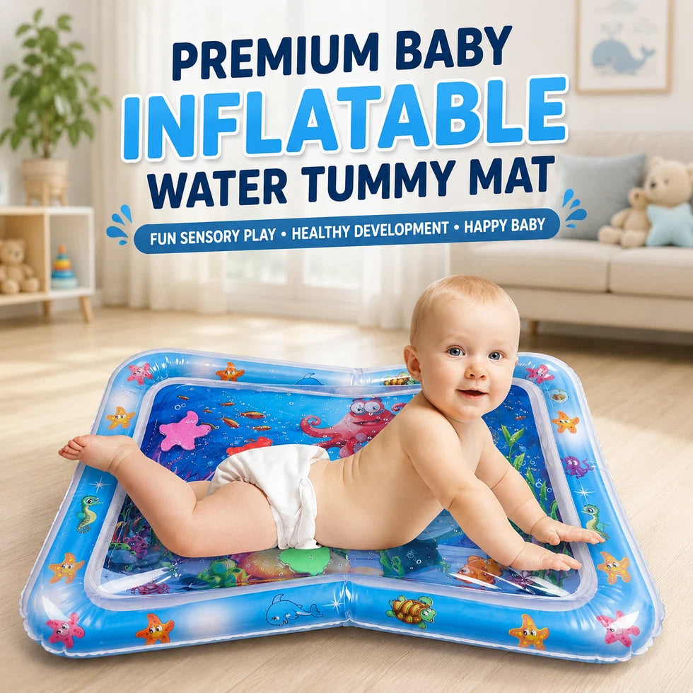 Premium Inflatable Water Tummy Time Mat for Babies