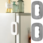 Childproof Double Door Refrigerator Lock - Baby Safety Fridge Latch