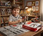 292-Piece Deformation Robot Alloy Building Set - 2-in-1 Tank & Robot
