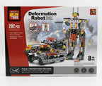 292-Piece Deformation Robot Alloy Building Set - 2-in-1 Tank & Robot
